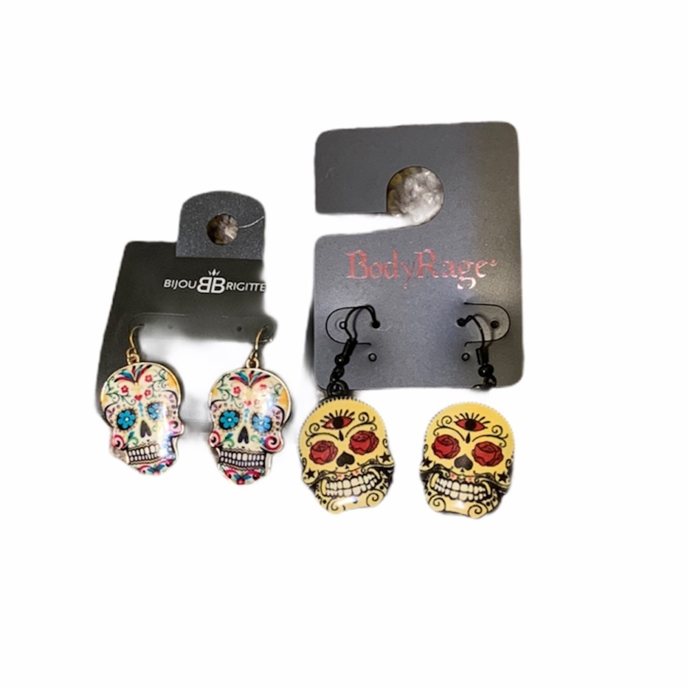 Candy Skull Earrings
